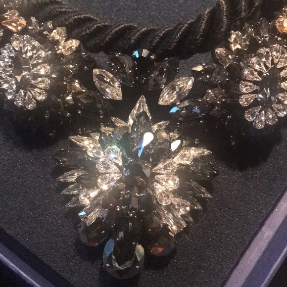 Special Authentic Swarovski Black Shourouk Collar Necklace. - Picture 11 of 14